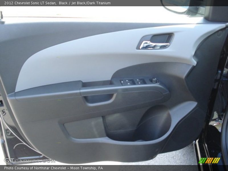 Black / Jet Black/Dark Titanium 2012 Chevrolet Sonic LT Sedan