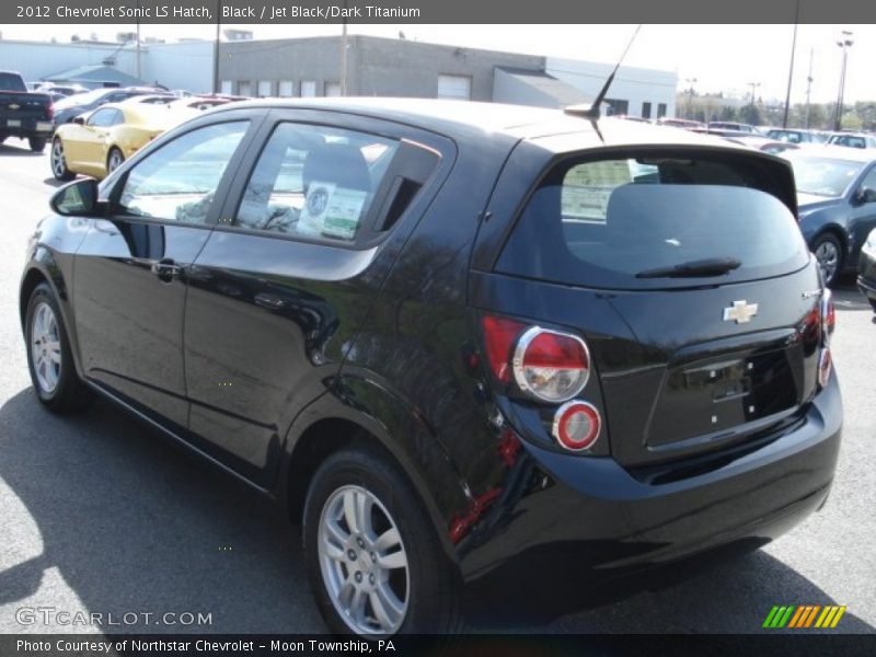 Black / Jet Black/Dark Titanium 2012 Chevrolet Sonic LS Hatch