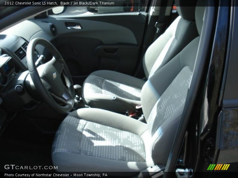 Black / Jet Black/Dark Titanium 2012 Chevrolet Sonic LS Hatch