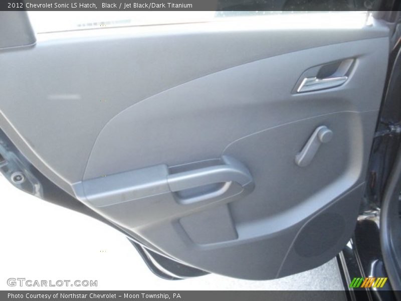 Black / Jet Black/Dark Titanium 2012 Chevrolet Sonic LS Hatch