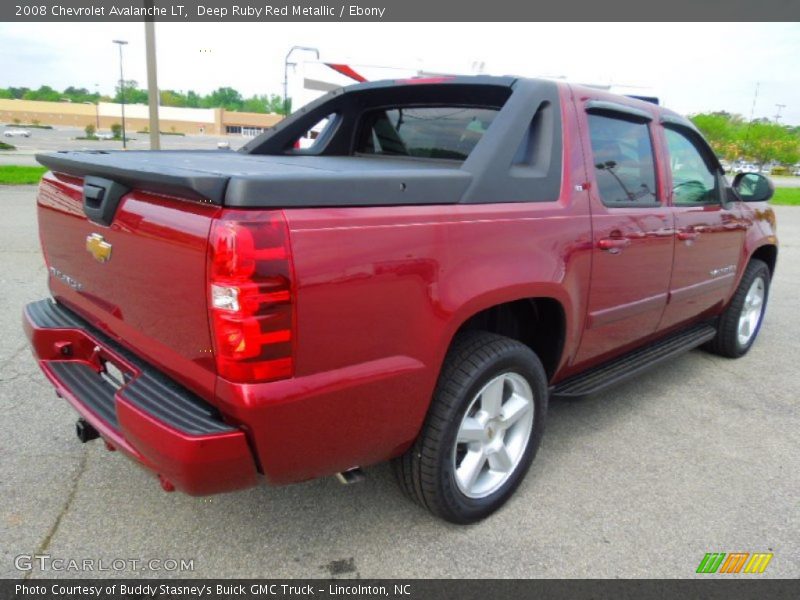 Deep Ruby Red Metallic / Ebony 2008 Chevrolet Avalanche LT