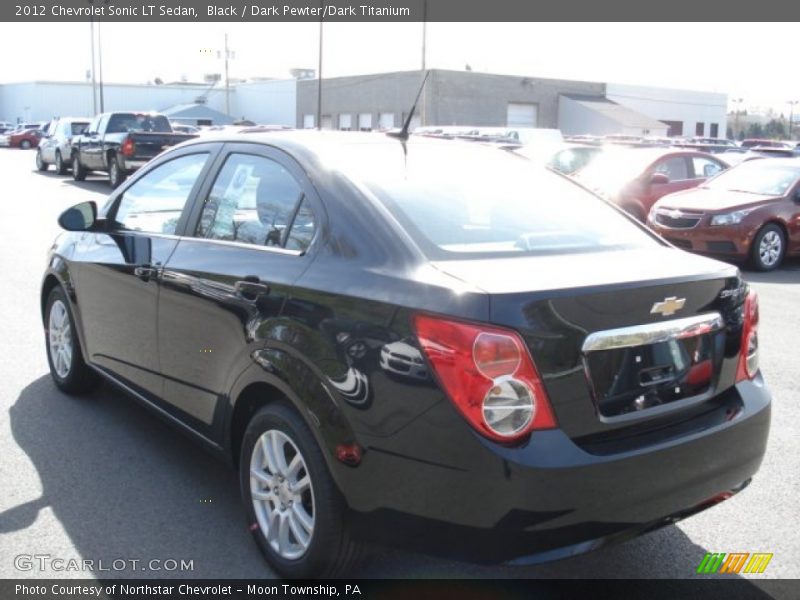 Black / Dark Pewter/Dark Titanium 2012 Chevrolet Sonic LT Sedan