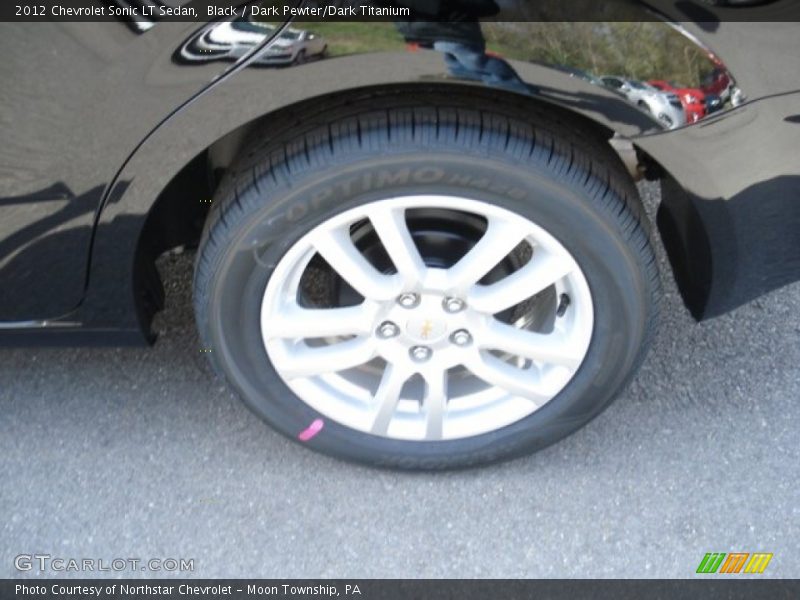 Black / Dark Pewter/Dark Titanium 2012 Chevrolet Sonic LT Sedan