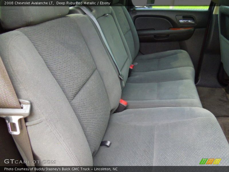 Deep Ruby Red Metallic / Ebony 2008 Chevrolet Avalanche LT