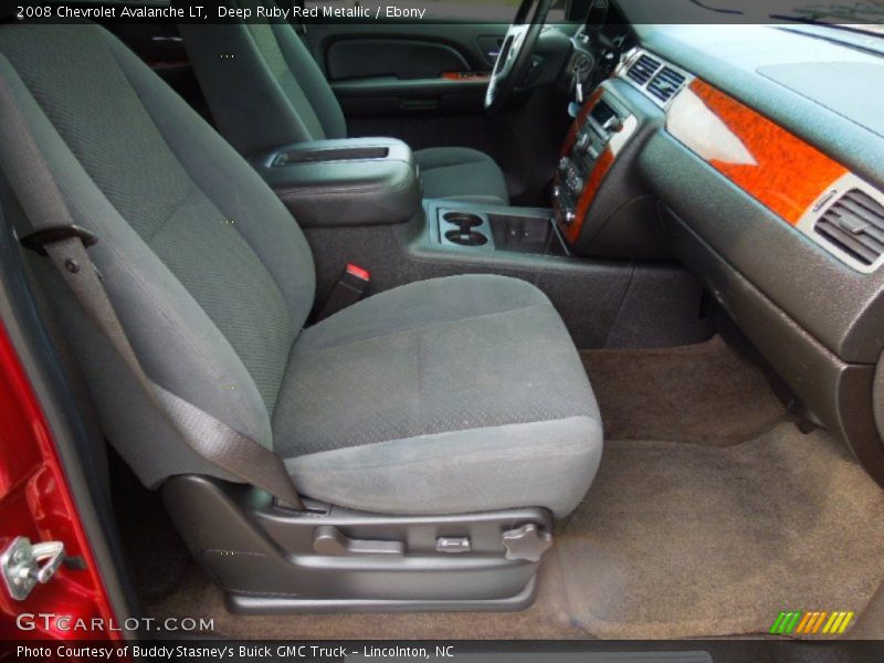 Deep Ruby Red Metallic / Ebony 2008 Chevrolet Avalanche LT