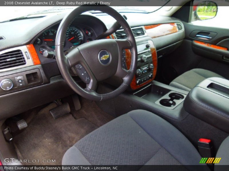 Ebony Interior - 2008 Avalanche LT 