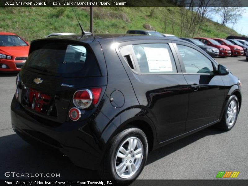 Black / Dark Pewter/Dark Titanium 2012 Chevrolet Sonic LT Hatch