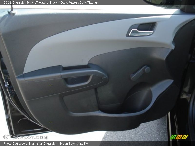 Black / Dark Pewter/Dark Titanium 2012 Chevrolet Sonic LT Hatch