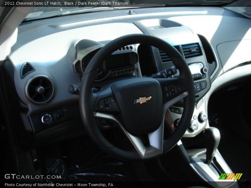 Black / Dark Pewter/Dark Titanium 2012 Chevrolet Sonic LT Hatch