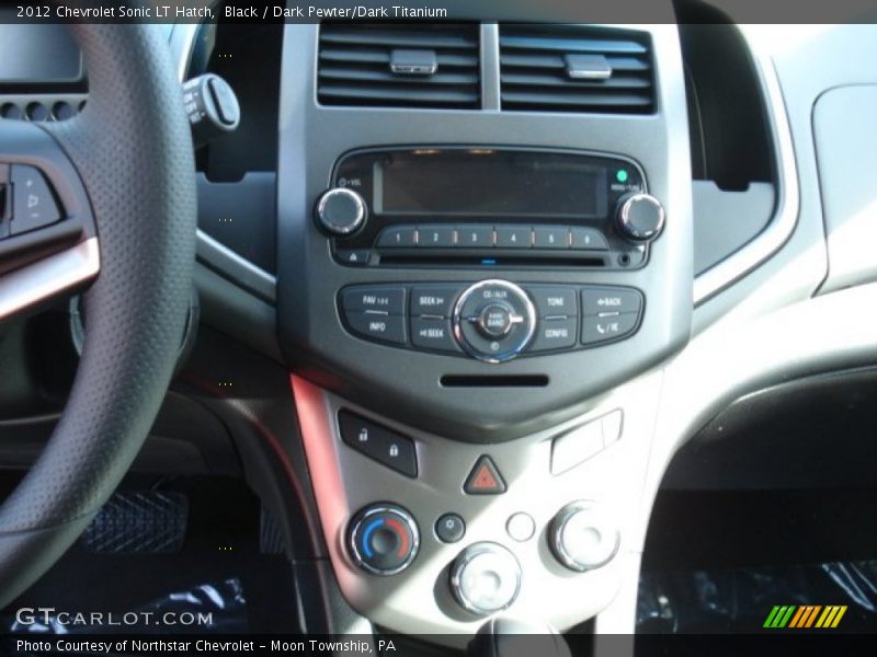 Black / Dark Pewter/Dark Titanium 2012 Chevrolet Sonic LT Hatch