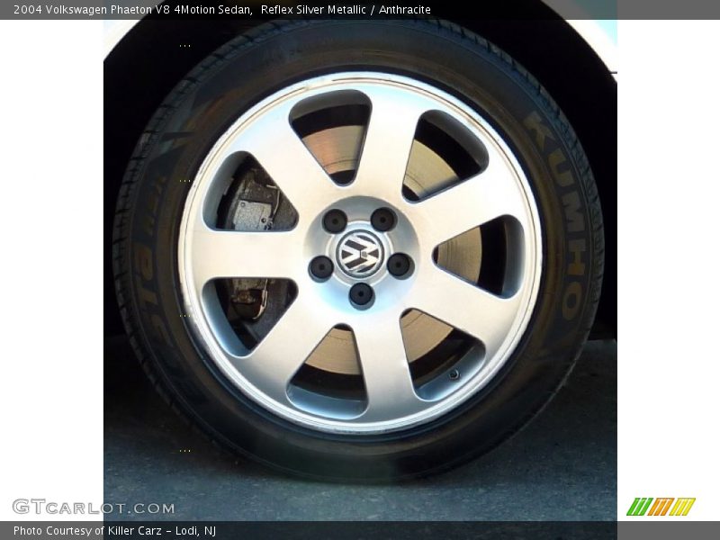 Reflex Silver Metallic / Anthracite 2004 Volkswagen Phaeton V8 4Motion Sedan