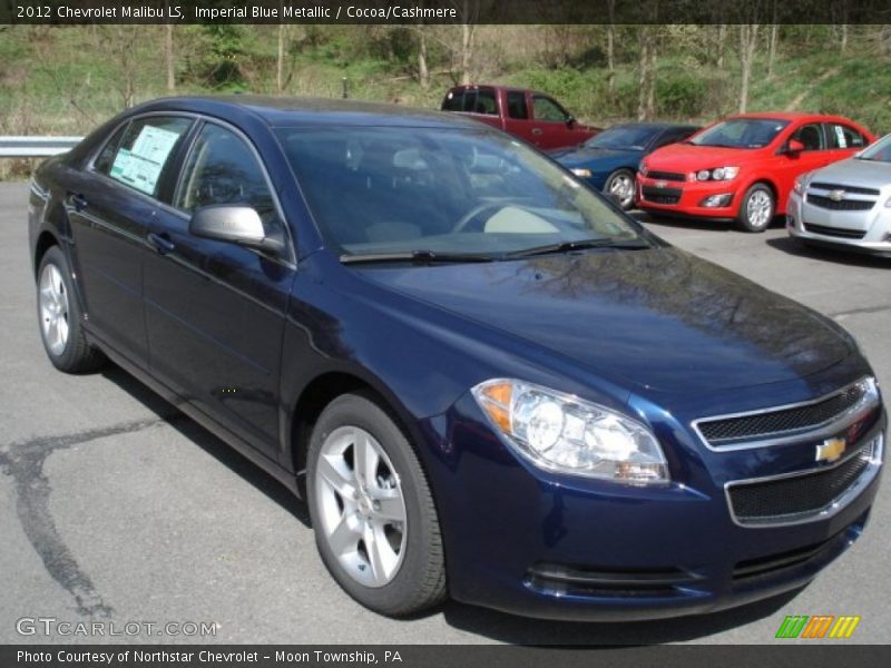 Imperial Blue Metallic / Cocoa/Cashmere 2012 Chevrolet Malibu LS