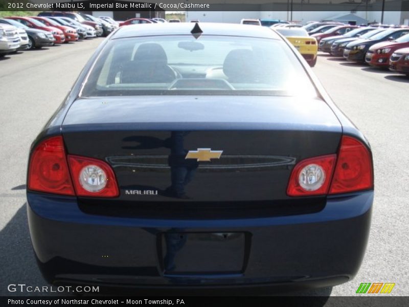 Imperial Blue Metallic / Cocoa/Cashmere 2012 Chevrolet Malibu LS