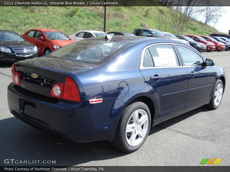 Imperial Blue Metallic / Cocoa/Cashmere 2012 Chevrolet Malibu LS