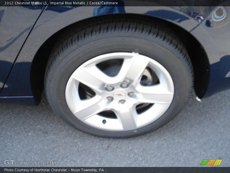 Imperial Blue Metallic / Cocoa/Cashmere 2012 Chevrolet Malibu LS