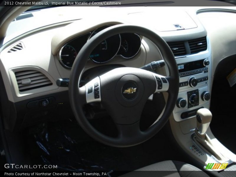 Imperial Blue Metallic / Cocoa/Cashmere 2012 Chevrolet Malibu LS