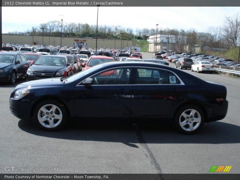 Imperial Blue Metallic / Cocoa/Cashmere 2012 Chevrolet Malibu LS