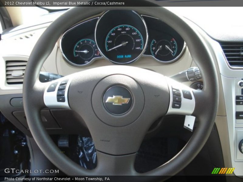 Imperial Blue Metallic / Cocoa/Cashmere 2012 Chevrolet Malibu LS