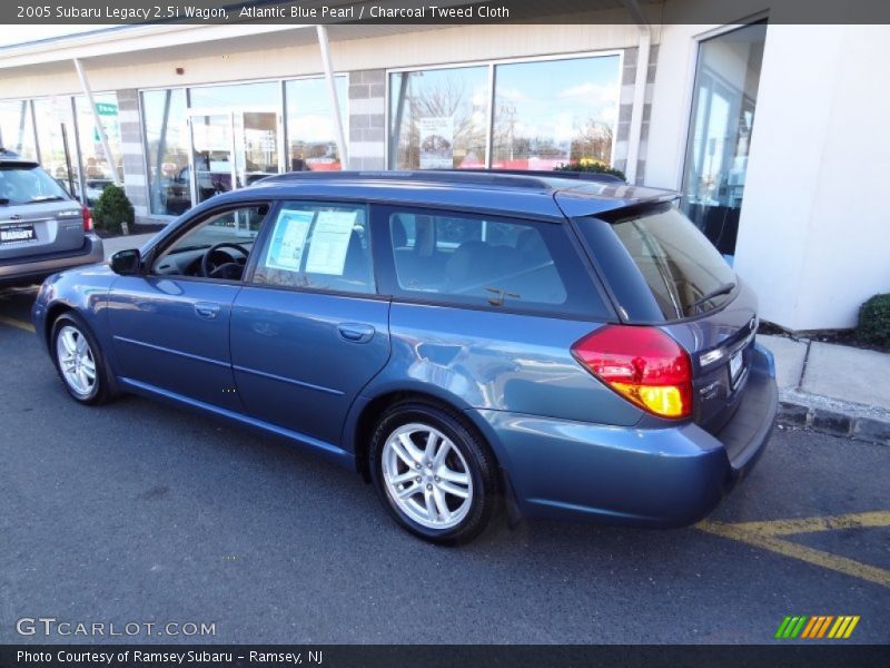Atlantic Blue Pearl / Charcoal Tweed Cloth 2005 Subaru Legacy 2.5i Wagon