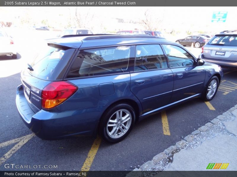 Atlantic Blue Pearl / Charcoal Tweed Cloth 2005 Subaru Legacy 2.5i Wagon
