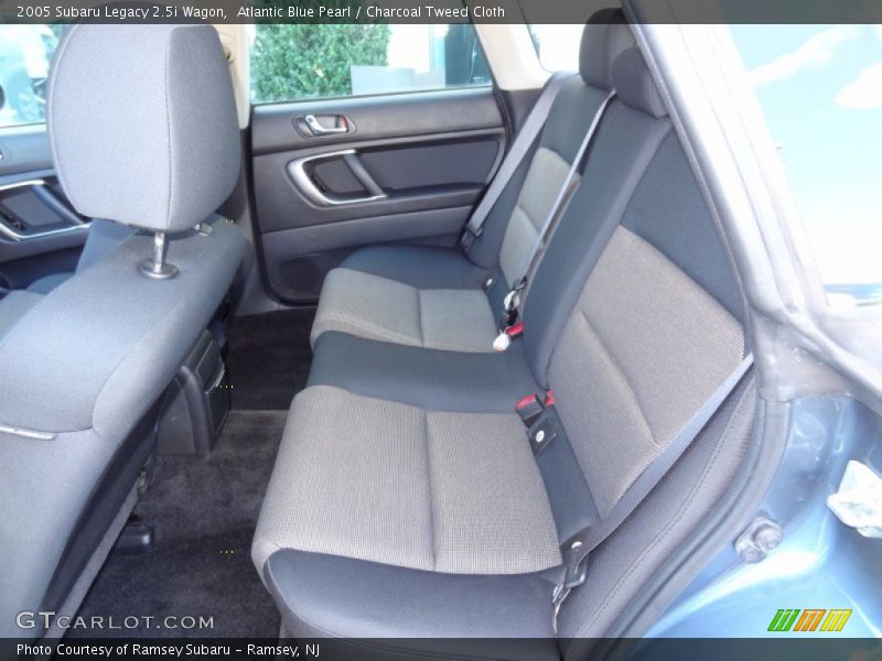 Atlantic Blue Pearl / Charcoal Tweed Cloth 2005 Subaru Legacy 2.5i Wagon
