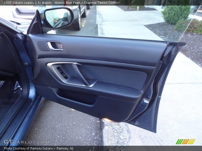 Atlantic Blue Pearl / Charcoal Tweed Cloth 2005 Subaru Legacy 2.5i Wagon