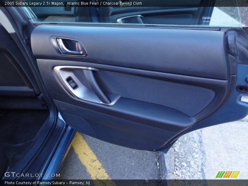 Atlantic Blue Pearl / Charcoal Tweed Cloth 2005 Subaru Legacy 2.5i Wagon