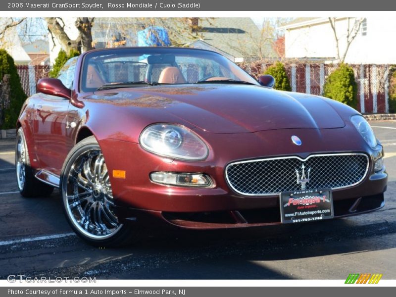 Rosso Mondiale / Cuoio (Saddle) 2006 Maserati GranSport Spyder