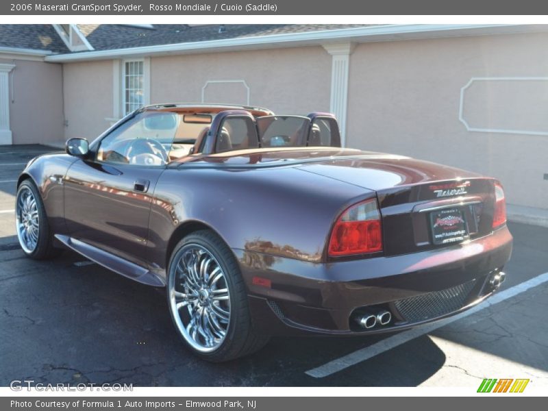 Rosso Mondiale / Cuoio (Saddle) 2006 Maserati GranSport Spyder
