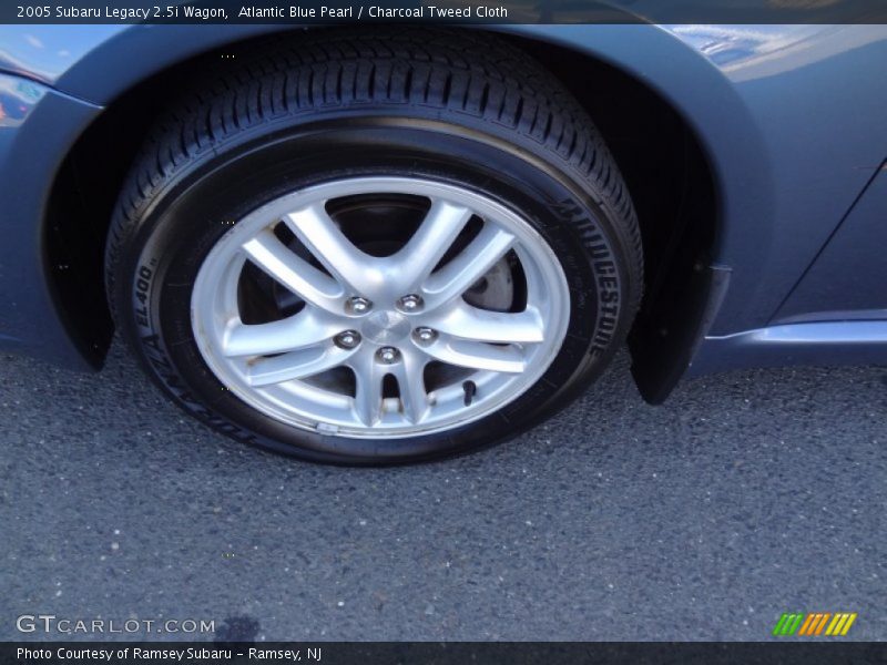 Atlantic Blue Pearl / Charcoal Tweed Cloth 2005 Subaru Legacy 2.5i Wagon