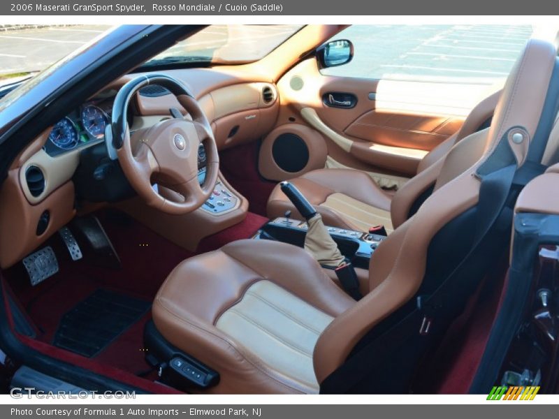 2006 GranSport Spyder Cuoio (Saddle) Interior