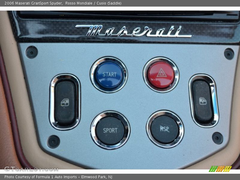 Controls of 2006 GranSport Spyder