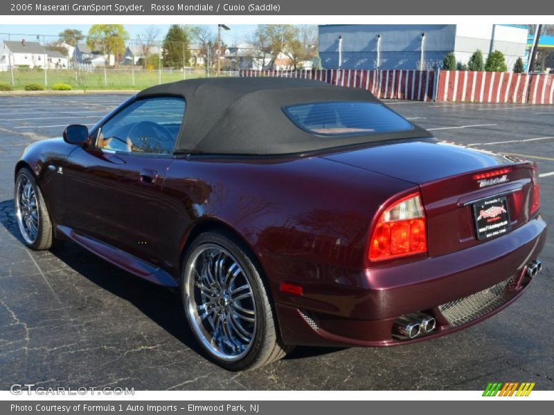 Rosso Mondiale / Cuoio (Saddle) 2006 Maserati GranSport Spyder