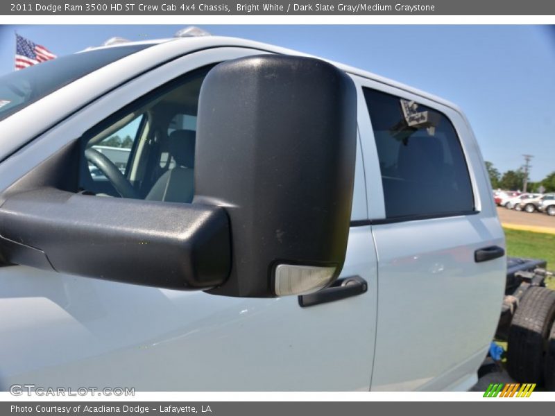 Bright White / Dark Slate Gray/Medium Graystone 2011 Dodge Ram 3500 HD ST Crew Cab 4x4 Chassis