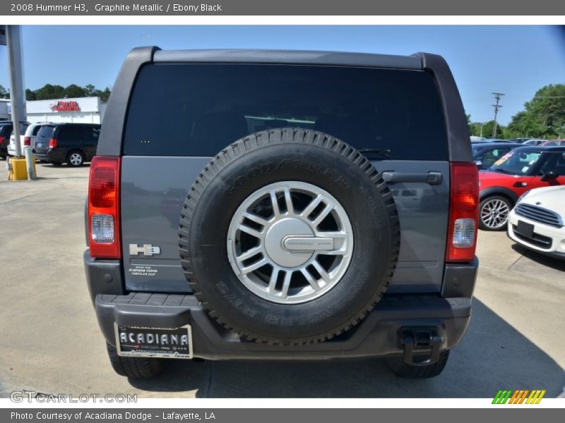 Graphite Metallic / Ebony Black 2008 Hummer H3