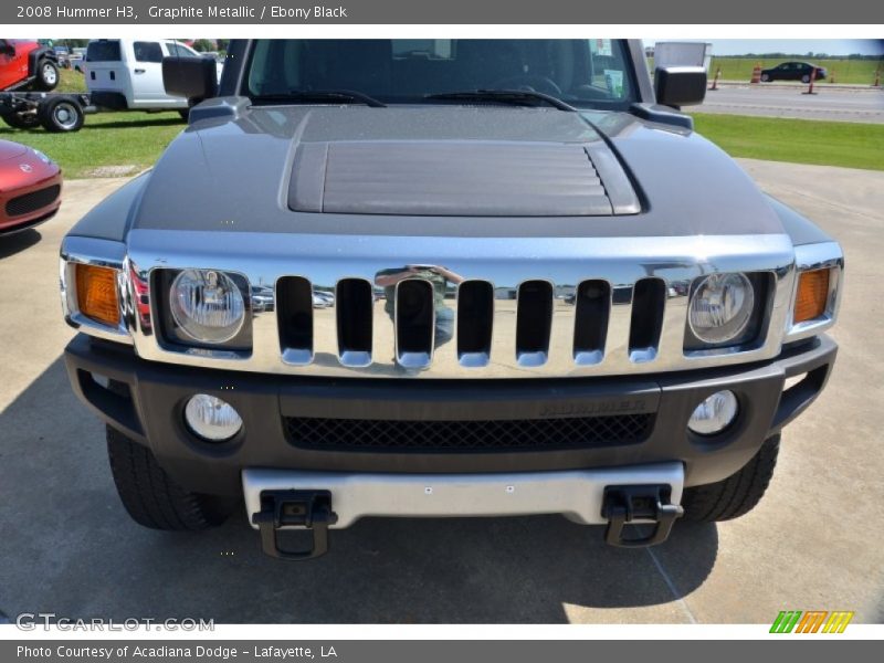 Graphite Metallic / Ebony Black 2008 Hummer H3