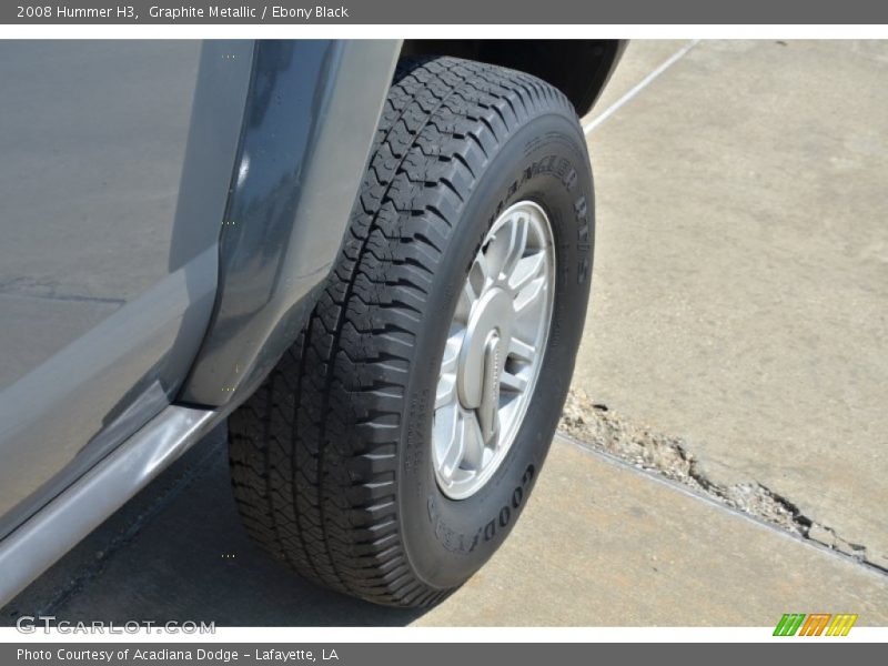 Graphite Metallic / Ebony Black 2008 Hummer H3