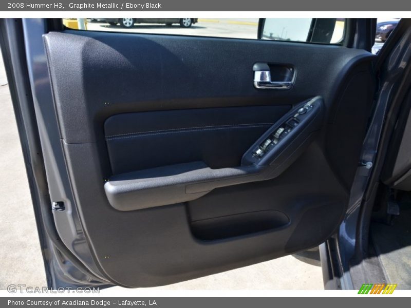 Graphite Metallic / Ebony Black 2008 Hummer H3