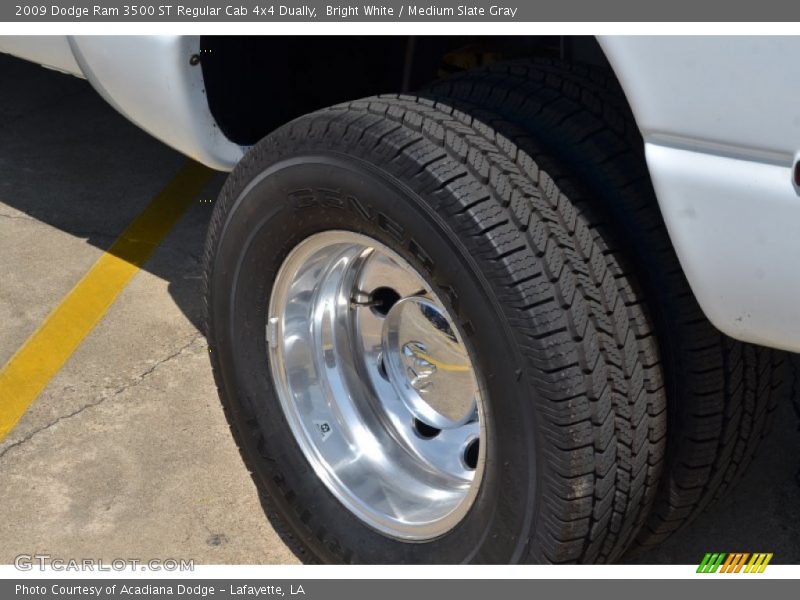 Bright White / Medium Slate Gray 2009 Dodge Ram 3500 ST Regular Cab 4x4 Dually