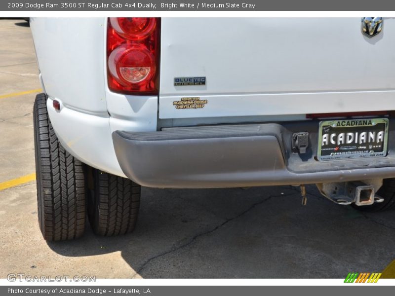 Bright White / Medium Slate Gray 2009 Dodge Ram 3500 ST Regular Cab 4x4 Dually