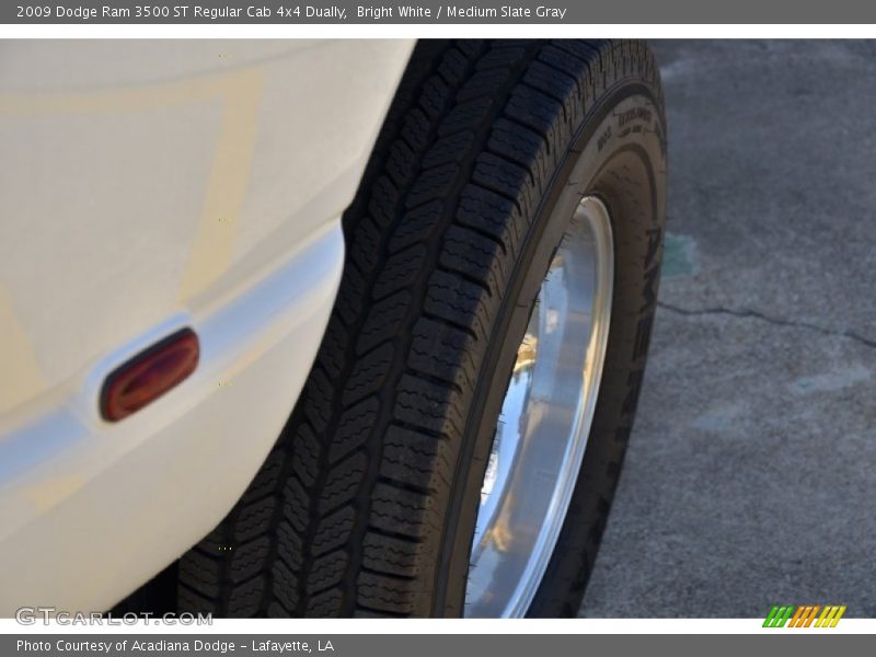 Bright White / Medium Slate Gray 2009 Dodge Ram 3500 ST Regular Cab 4x4 Dually