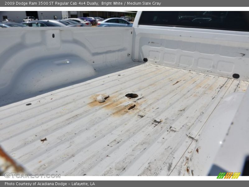 Bright White / Medium Slate Gray 2009 Dodge Ram 3500 ST Regular Cab 4x4 Dually
