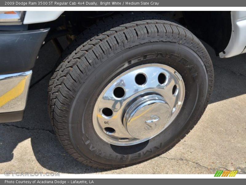 Bright White / Medium Slate Gray 2009 Dodge Ram 3500 ST Regular Cab 4x4 Dually