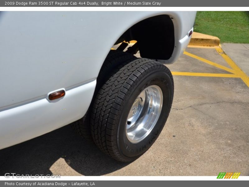 Bright White / Medium Slate Gray 2009 Dodge Ram 3500 ST Regular Cab 4x4 Dually
