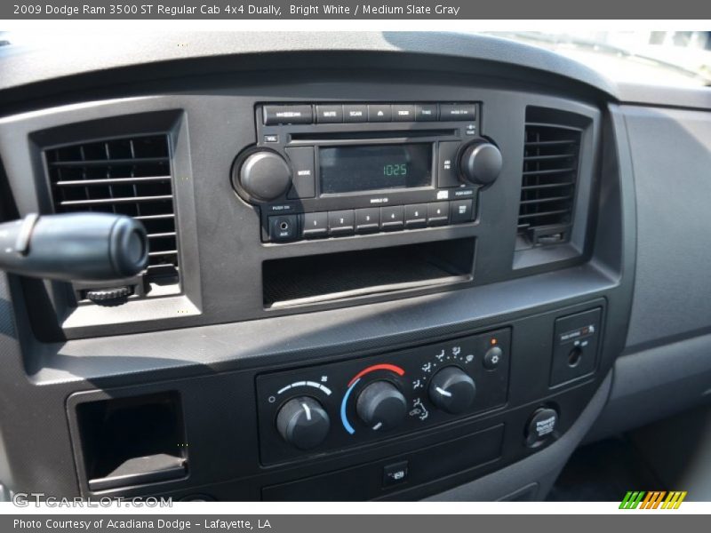 Bright White / Medium Slate Gray 2009 Dodge Ram 3500 ST Regular Cab 4x4 Dually