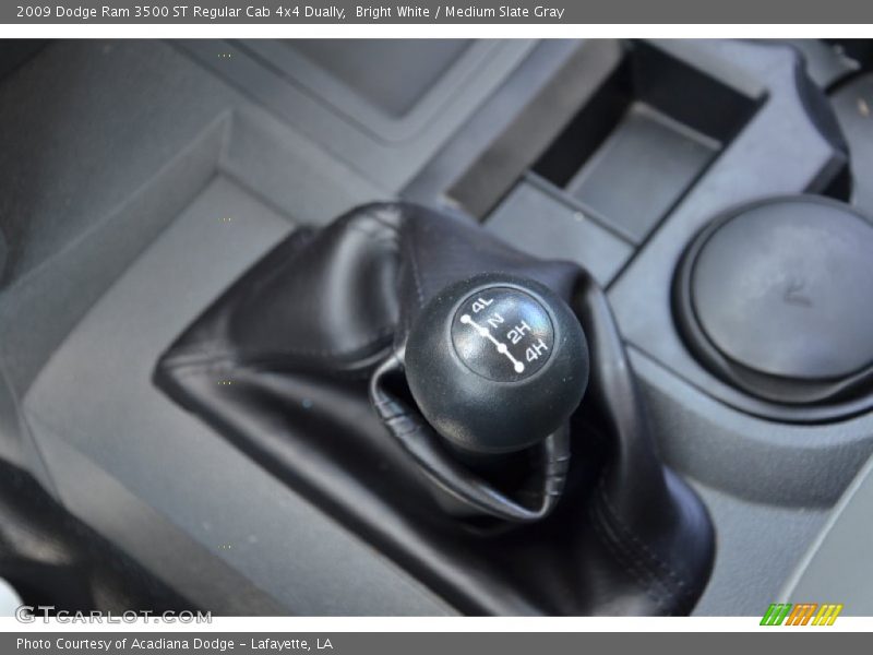 Bright White / Medium Slate Gray 2009 Dodge Ram 3500 ST Regular Cab 4x4 Dually