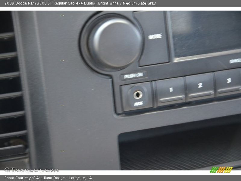 Bright White / Medium Slate Gray 2009 Dodge Ram 3500 ST Regular Cab 4x4 Dually