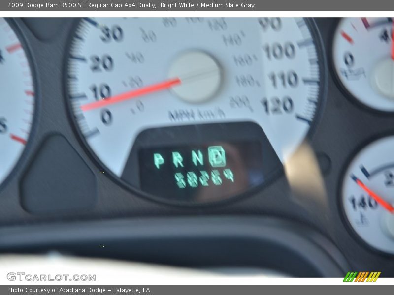 Bright White / Medium Slate Gray 2009 Dodge Ram 3500 ST Regular Cab 4x4 Dually