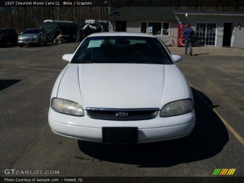 White / Graphite 1997 Chevrolet Monte Carlo LS