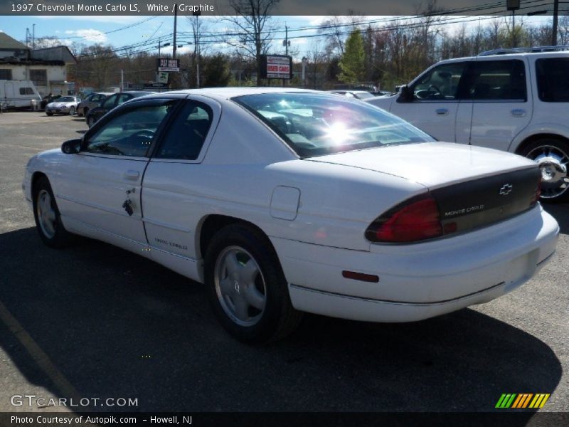 White / Graphite 1997 Chevrolet Monte Carlo LS